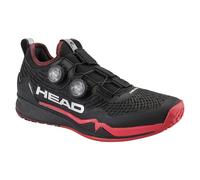 HEAD Tenis Endure Pro BOA para hombre, ligeros, ajuste de precisión, absorción de golpes, duraderos, Negro/Rojo, 10