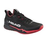 HEAD Tenis Endure Pro para hombre, estable, rápido, duradero, rendimiento en todas las canchas, Negro/Rojo, 10