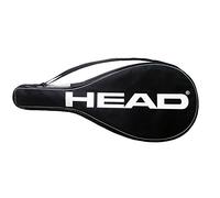 Head Tennis Racquet Cover Lightweight Padded Racket Carrying Bag W/Adjustable Shoulder Strap Raquetero, Unisex, Negro/Blanco, Free-Size