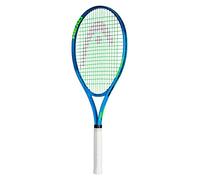 HEAD Ti. Conquest - Raqueta de Tenis con Cabeza preencordada de 27 Pulgadas, Agarre de 4 3/8 Pulgadas, Color Azul Oscuro
