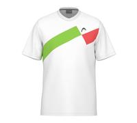 HEAD Topspin T-Shirt Boys Camiseta, Spicy Green/Print Perf M, 152 para Niños