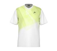 HEAD Topspin T-Shirt Men Camiseta, Lima Blanca, L para Hombre