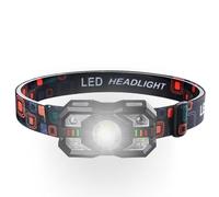 Head Torch, Running Headlamp, Rechargeable Headlamp, Portable Head Torch, Portable Fast Charging Working Lamp, Waterproof Detachable Sensing Headlamp with 5 Lighting Modes for Outdoor Activities