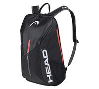 Head Tour Team Backpack, Bolsa Para Raqueta Unisex, Negro/naranja, Talla Única