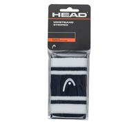HEAD Unisex Adult Wristband Striped 5, Azul Marino/Blanco, 5 Pulgadas