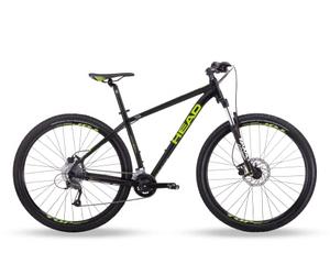 HEAD Unisex - Adulto Granger Mountain Bike, Matt Black/Green, 42