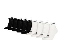 Head Unisex Calcetines de Cuarto, 9-pack - Rendimiento Cuartos Ecom , Deporte, L