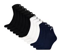 HEAD Unisex Calcetines Deportivos Cuarto, Pack de 12 - Logo