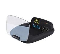 Head Up Display, Car HUD Pantalla Grande Auto Car HUD Head Up Display Advertencia de Exceso de Velocidad de Proyecto de Parabrisas para OBD y Dual GPS.