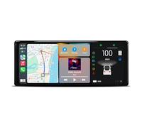 Head Up Display for Tesla Model Y 2019-2024 & Model 3 2017-2023 with Wireless/Wired Carplay Android Auto Bluetooth Synchronous Data Shows The Battery, Mileage, Speed(10 Inch)