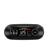 Head Up Display Inclinómetro for automóvil 4x4 HUD Head Up Display GPS Tracker Velocímetro Altitud del Voltaje Alarma de Exceso Velocidad for Todos los automóviles