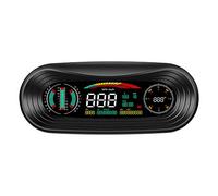 Head Up Display Inclinómetro GPS 4x4 for vehículos todoterreno, pantalla frontal, medidor de pendiente digital, reloj de ángulo de inclinación y balanceo, medidor de velocidad y altitud for todos los