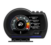 Head Up Display,Pantalla de cabeza de coche,OBD2 + GPS Smart Head Up Display Gauge Car,OBD2+GPS con soporte ajustable,velocidad,tacómetro,para todos los vehículos