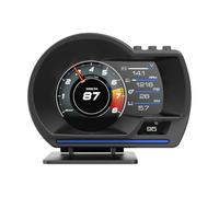 Head Up Display Pantalla de visualización Frontal for automóvil HUD, Alarma Inteligente Agua y Aceite for, odómetro, Temperatura, RPM, medidor automático, indicador Turbo, Pantalla Seguridad