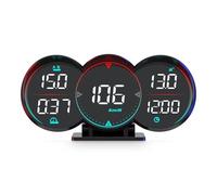 Head Up Display Pantalla de visualización Frontal HUD Velocímetro Medidor Pendiente Alarma Temperatura del Aceite automóvil Diagnóstico Exceso Velocidad