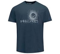 HEAD Vision T-Shirt Kinder, Navy, 128 Camiseta, Azul Marino, Unisex niños