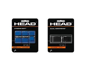 Head Xtremesoft Accesorio De Tenis, Adultos Unisex, Azul + Dual Absorbing Grip, Unisex, Negro