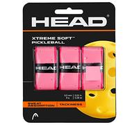HEAD Xtremesoft Pickleball Overgrip, Unisex, Rosa, 3-Pack