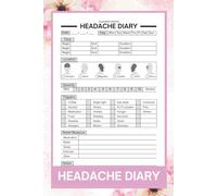 Headache Diary: Daily Migraine Tracking Journal | Identify Triggers, Pain Levels, Symptoms, Relief Measures & Duration | 6" x 9" Inches, 110 pages