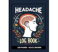 Headache Log Book: Track Pain Intensity, Symptoms, Triggers & Treatments for Better Migraine