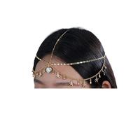 Headband Hair Jewelry Women Metal Head Chain Headpiece Headdress Wedding Hair Accessories para ocasiones especiales y festivales(Color 8)
