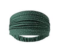 Headband Hair Woman Rhinestones Elegant Solid Color Cotton Elastic(Color 4)