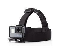 Headband Mount, Waterproof Camera Mount Head Strap Adjustable Headband for Camera Attachment for Hero 6, 5, 4, Session Black