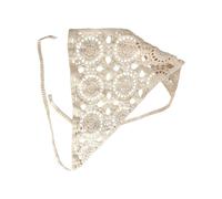 Headband Scarf, Elastic Daisy Crochet Hair Scarf for Women, Lightweight Non-Slip Headwrap for Yoga Braids Festival Cowgirl Style Western Outfits and Casual Wear 48x23cm