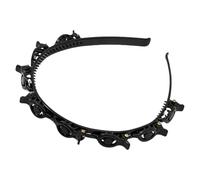 Headband With Alligator Clips - Double Layer Elegant