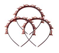 Headband with Clips, Butterfly Clip Headband, Clip Headband, 90s Headband, Fashion Versatile Hair Clip Styling Accessory Tools for Women (3*Red)
