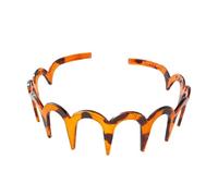 Headbands For Girls - 5.12in Hair Hoop | Z-Shaped Hair Comb Headband For Women | No Slip Shark Tooth Hairband Wavy Comb Headband, Polystyrene Washing Face Accessories For Men Kids Wedding