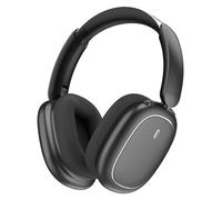 HeadCore ND905-ANC Auriculares Inalámbricos de Diadema Bluetooth 5.4 Cancelación de Ruido Activa 40H Autonomía Bajo Potente Cascos con Micrófono para Llamadas Almohadas Magnéticas Negro