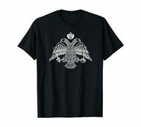 Headed Eagle American Orthodox Byzantine Double T-Tshirts Camisetas y Tops Black Black(Medium)