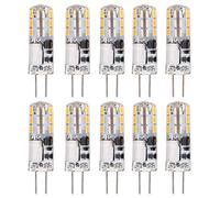 Headerbs 10pcs Bombas LED G4 Utilizadas para Lámparas de Techo y Pared White White y Cool 1.2W 24 Light Fuente de Luz de Pin de BI de 12 V Bulbas de Ahorro de Energía de bajo Voltaje