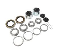 Headerbs 2 Set L68149 L444649 Eje del Remolque Rueda de la Rueda Cuble -Hub -Kit de Wager para 1-1/16 Pulgadas a 1-3/8 Pulgadas