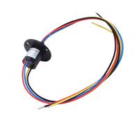 Headerbs Anillo Colector Eléctrico de 4 Cables, 15 A, 250 RPM, 22 Mm de Diámetro, Rotación de 360 grados, Conector Giratorio de Anillo Colector Conductivo con Tecnología de Cepillo de