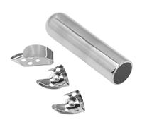 Headerbs Barra de Tono Deslizante para Guitarra, Acero Inoxidable, Fácil Manejo con Ranura para los Dedos y Púas, Adecuada para Tocar Guitarra Eléctrica y Acero de Regazo