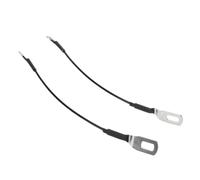 Headerbs Cable de Soporte de Portón Trasero, 6577004030 Par de Reemplazo | Retenedor de extremo de varilla a presión, longitud extendida de 15.5 pulgadas, eje de acero galvanizado, revestimiento