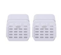 Headerbs Conector de Bajante de Canal Tipo A de 3 × 4 Pulgadas, Filtro de Salida de Drenaje Inferior de Plástico con Sello A Prueba de Fugas para Protección de Animales, 2 Juegos para Edificios