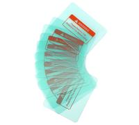 Headerbs Cubierta de Lente para Casco de Soldadura, Placa Protectora Transparente de 10 Piezas con Material de Policarbonato, para Lámina Protectora Exterior o Interior de Casco de