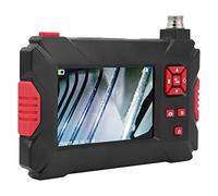 Headerbs Endoscopio de Doble Lente con Pantalla LCD de 4,3 Pulgadas, 9 Luces para Inspección de Tuberías, Control de Brillo de Pantalla Dividida, Batería de 3 Horas para Automóvil, (10M)