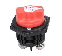 Headerbs Interruptor de BateríA, Aislador de Desconexión Principal ON OFF de 200 A con Cubierta para Coche, Camión, Motocicleta, Barco, RV