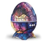 Headerbs Luz de Huevo de Dinosaurio de Estrella de Huevo de Dinosaurio para Dormitorio Control Remoto Altavoz de Música Luz Nocturna para Habitación de Niños Adultos Cine en Casa