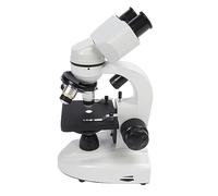 Headerbs Microscopio Binocular 500 Microscopio Profesional con Transmisión LED WF10X WF50X Oculares Mecánicos para Cría Clínica Bioquímica (Enchufe Europeo de 100 a 240 V.)