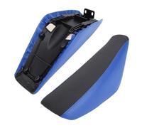 Headerbs Motocicletas Plana Alto Asiento de Espuma Fijación Estable Transpirable Absorción Choque para CRF50 Pit Dirt Bike (Blue)