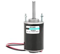 Headerbs Motor Eléctrico de CC con Imán Permanente de 30W, Rodamiento de Bolas de Poco Ruido, Alta Velocidad, 3500, 7000 RPM con Control CW CCW (12V3000rpm)