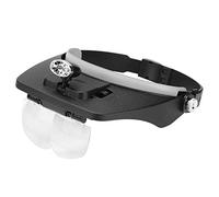 Headhand Lupa Gafas con luz LED Honey Bee Lupa Lentes Lupa Lente Espejo Apicultura Aumento