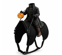 Headless Horseman Disfraz Halloween para Mascotas, Montura Divertida | Disfraz pequeño para Halloween y cosplay, correas ajustables fáciles de poner