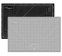 Headley Tools Alfombrilla de corte autorreparable de 12 x 18 pulgadas de grosor, alfombrilla de costura giratoria A3 para manualidades, tabla de cortar de 5 capas de doble cara para proyectos de