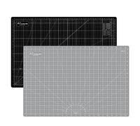 HEADLEY TOOLS Tapete de corte autocurativo grueso de 18 x 24 pulgadas, tapete de costura de corte giratorio A2 para manualidades, tabla de cortar de mesa de 5 capas de doble cara para acolchado de
